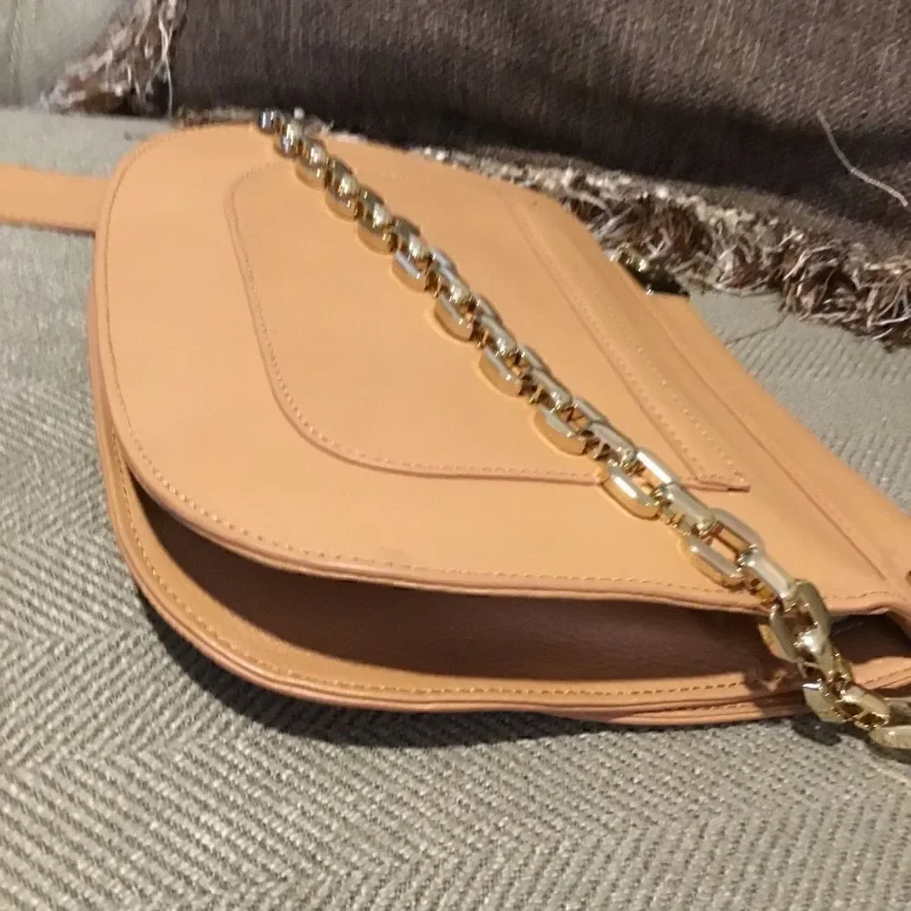TORY BURCH CROSSBODY BAG TURN-LOCK GOLD CHAIN HARDWARE